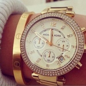 Michael Kors Gold Parker Watch